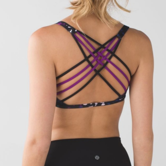 Lululemon Free To Be Wild Bra Shadow Wrap Multi 6 - Picture 7 of 7